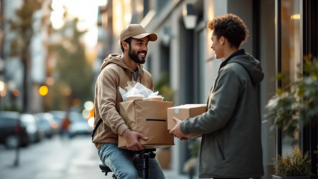 Dispatch board showing live order statuses across zones
